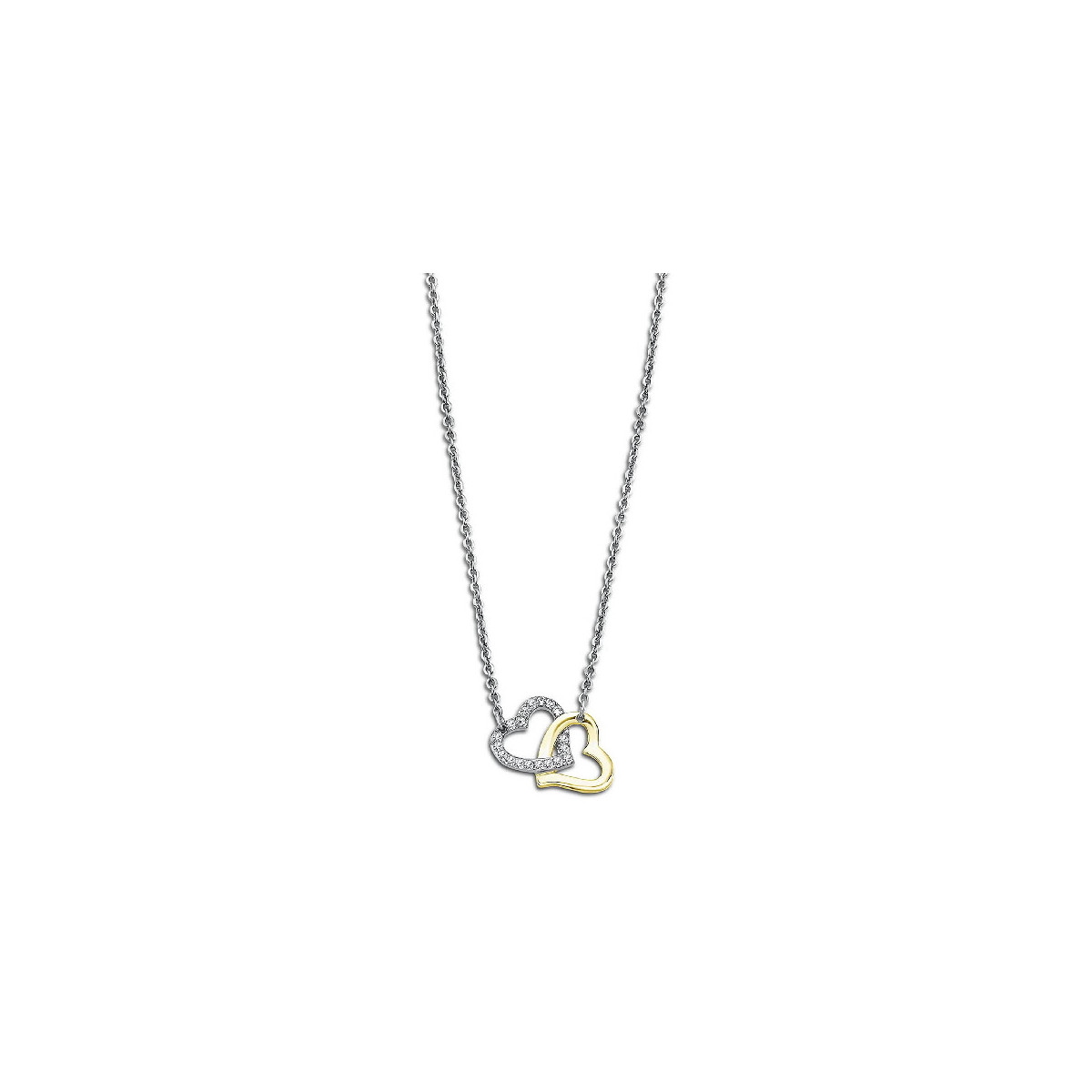 GARGANTILLA LOTUS STYLE CORAZONES BICOLOR - LS2117-1/1