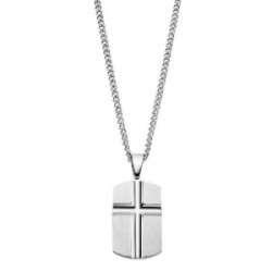 GARGANTILLA LOTUS STYLE FOR MEN URBAN DE ACERO - LS2279-1/1