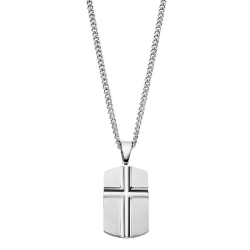 GARGANTILLA LOTUS STYLE FOR MEN URBAN DE ACERO - LS2279-1/1