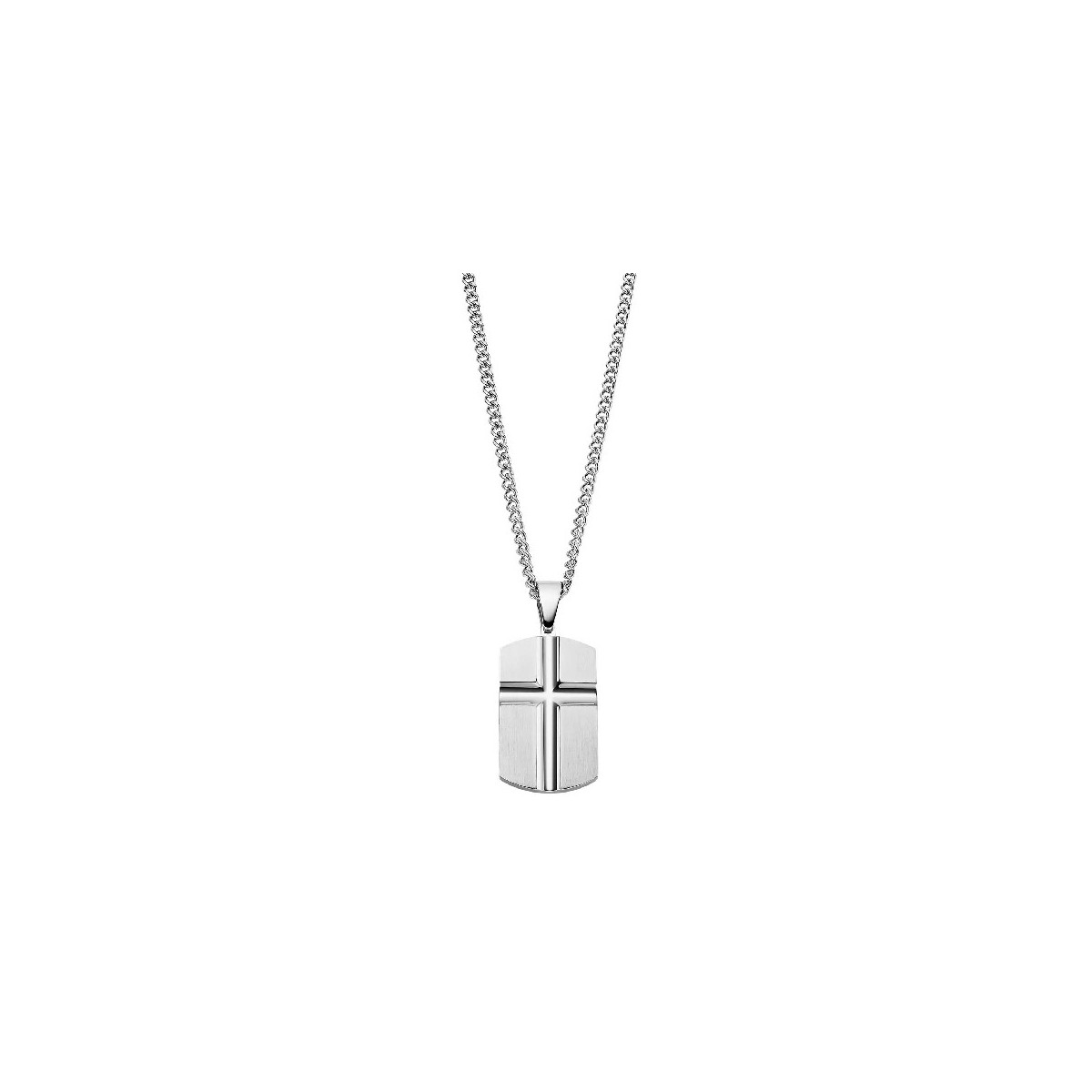 GARGANTILLA LOTUS STYLE FOR MEN URBAN DE ACERO - LS2279-1/1