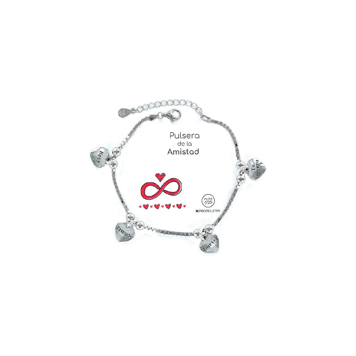 PULSERA PROMOJOYA HILO ROJO AMISTAD - 9120027