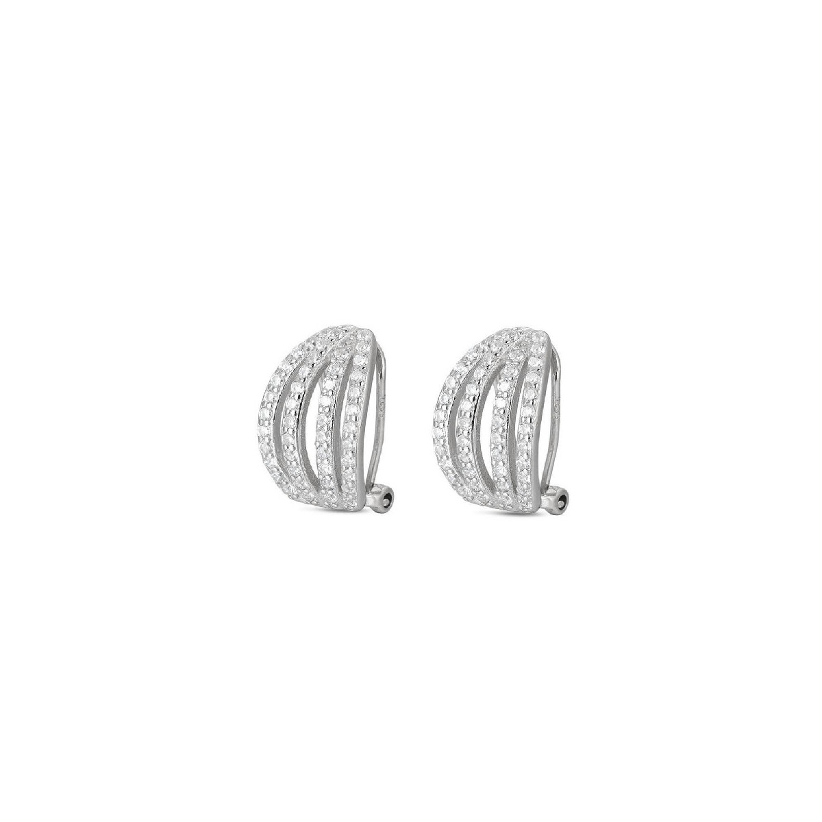 PENDIENTES PROMOJOYA CIRCONITAS OMEGA - 9117715