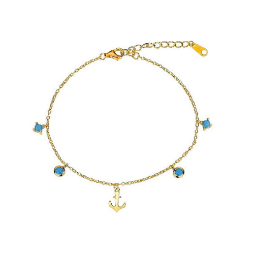 TOBILLERA PROMOJOYA TURQUESAS - 9120822