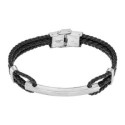 PULSERA FOR MEN LOTUS TRENZADA - LS2387-2/2