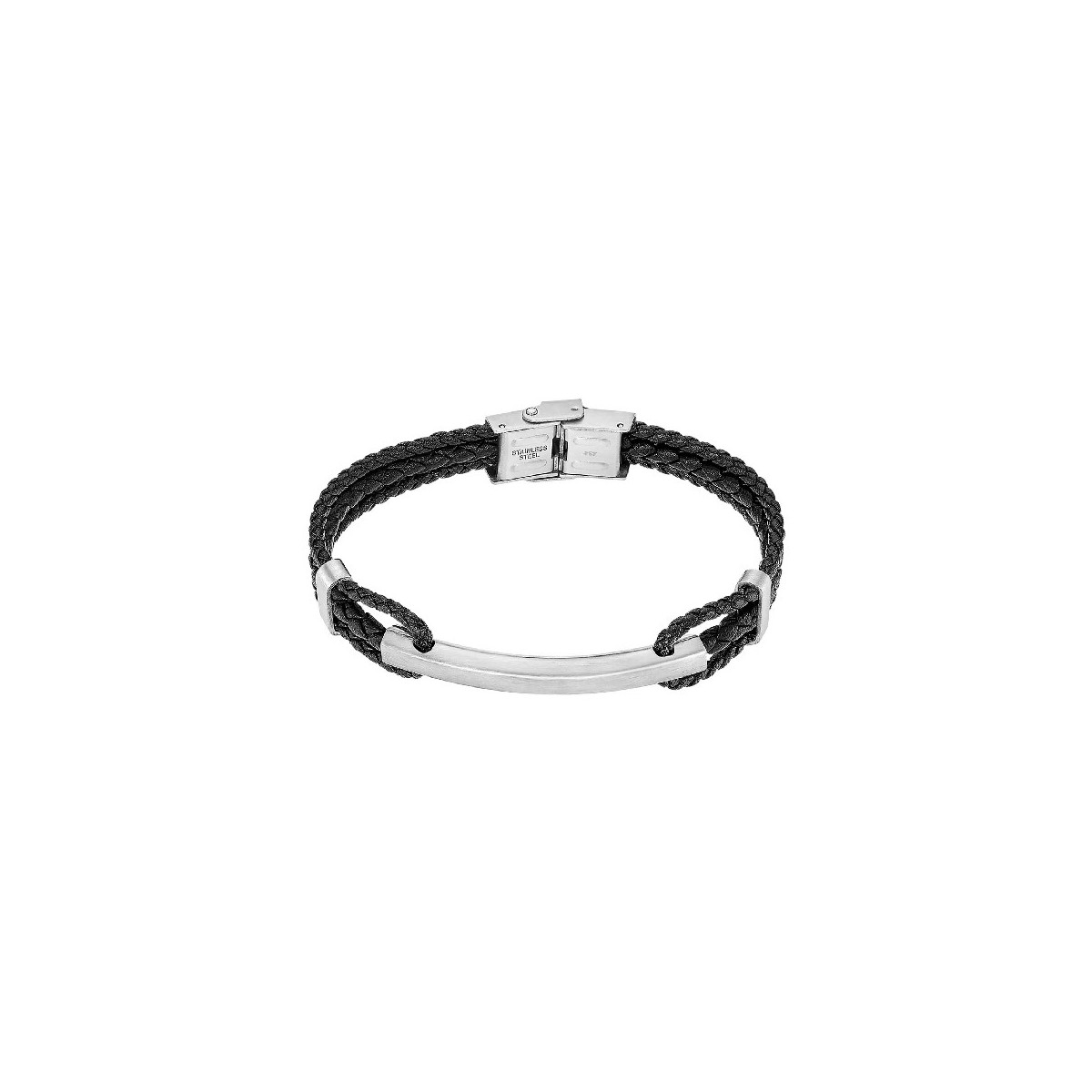 PULSERA FOR MEN LOTUS TRENZADA - LS2387-2/2