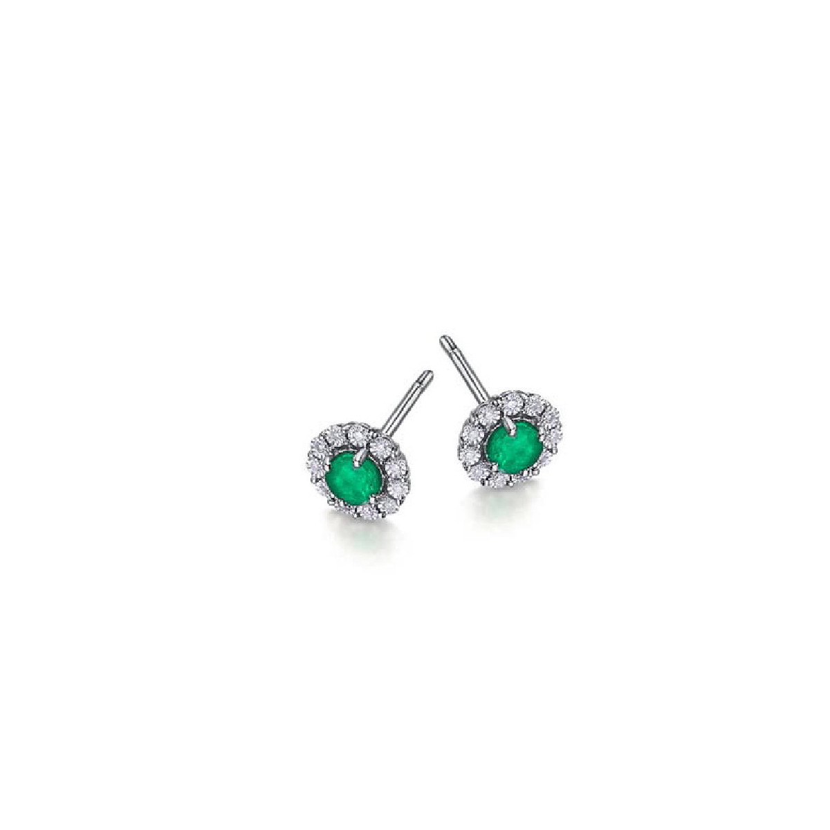 PENDIENTES LE CARRRE VERDE ESMERALDAS - GB171ES.00