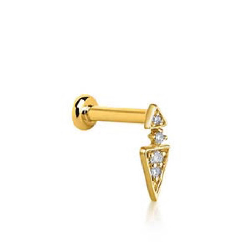 PIERCING LE CARRE STAR DAGA - GB196OA.00