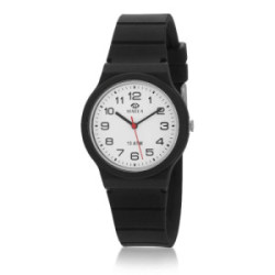 RELOJ MAREA CLÁSICO NEGRO CON ESFERA BLANCA - B25177/1