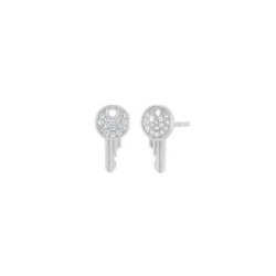 PENDIENTES MAREA LLAVE CIRCONITAS - D02801/AY