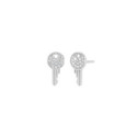 PENDIENTES MAREA LLAVE CIRCONITAS - D02801/AY