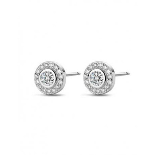 PENDIENTES PROMOJOYA CIRCONITAS REDONDO - 9114765