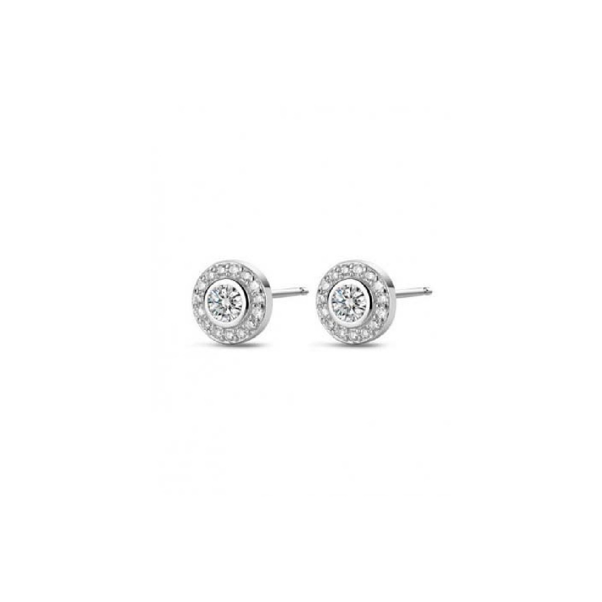 PENDIENTES PROMOJOYA CIRCONITAS REDONDO - 9114765