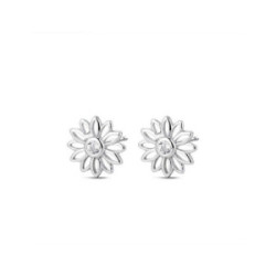 PENDIENTES PROMOJOYA FLOR CIRCONITAS - 9119448