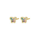 PENDIENTES PROMOJOYA CIRCONITAS MARIPOSA - 9119994