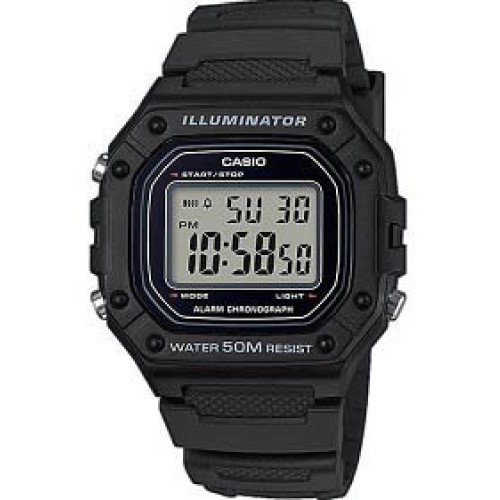 RELOJ CASIO CABALLERO DIGITAL MILITAR - W-218-1AVEF