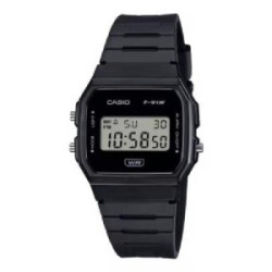 RELOJ CASIO CABALLERO DIGITAL - F-91WB-1AEF