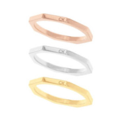 ANILLO CALVIN KLEIN TRICOLOR ESSENTIAL - 35000509C