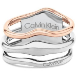 ANILLO CALVIN KLEIN TRICOLOR - 35000651D