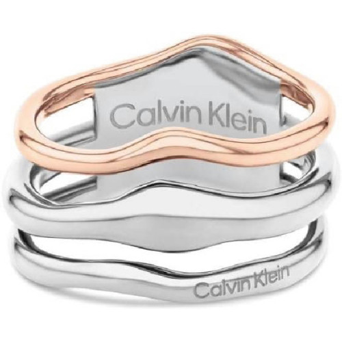 ANILLO CALVIN KLEIN TRICOLOR - 35000651D