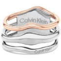 ANILLO CALVIN KLEIN TRICOLOR - 35000651D