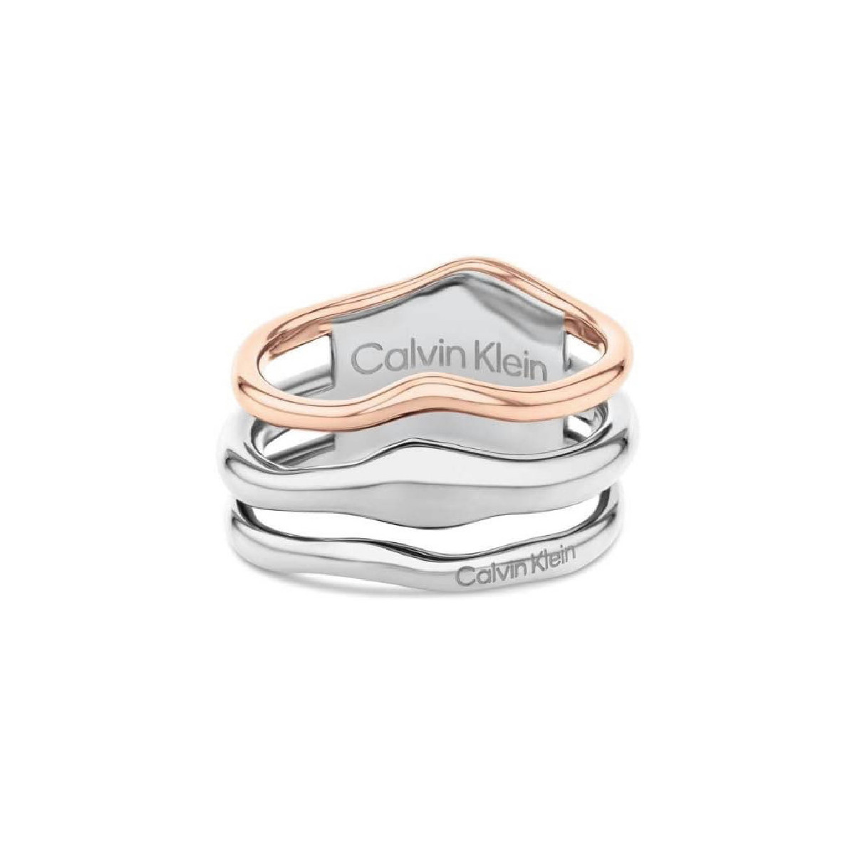 ANILLO CALVIN KLEIN TRICOLOR - 35000651D