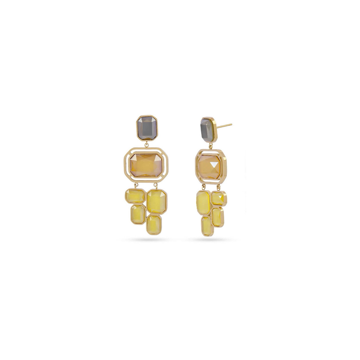 PENDIENTES ANARTXY PIXELS SUNFLOWERS YELLOW - DPE192B