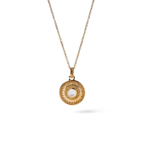 COLLAR SURE RONDE NACRE GOLDEN - 920362EX065C