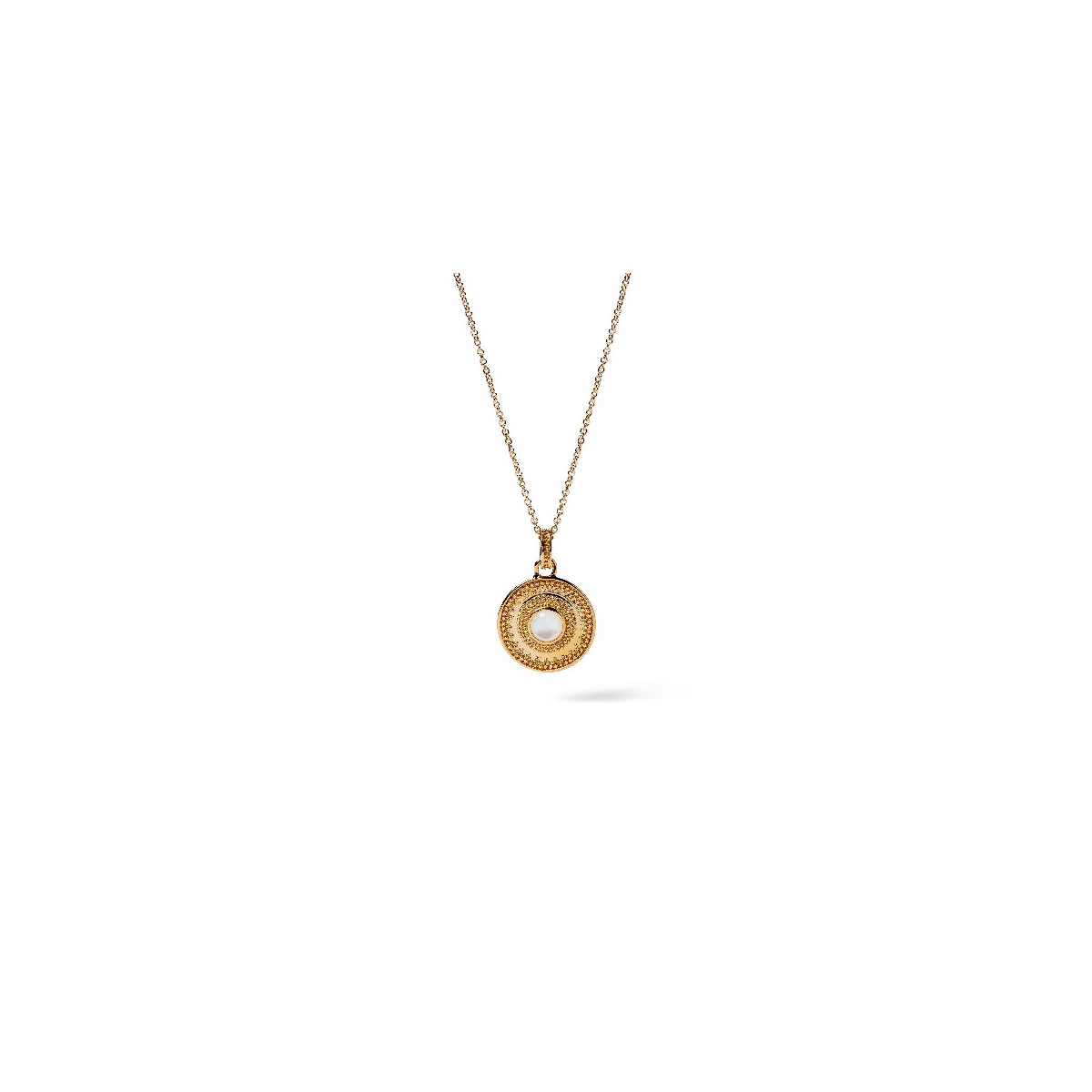 COLLAR SURE RONDE NACRE GOLDEN - 920362EX065C