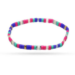 PULSERA ANARTXY SAKURA BLUE AND PINK - CPU059C
