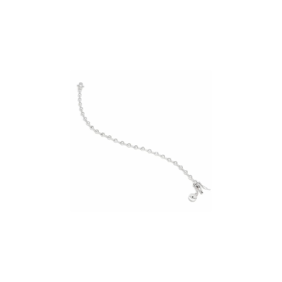 PULSERA LINEARGENT PLATA CHATONES BARRAS - 5373-P