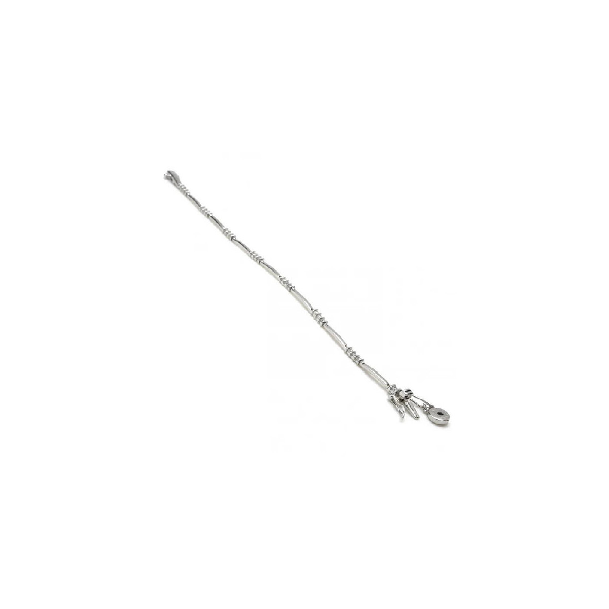 PULSERA LINEARGENT PLATA BARRAS CIRCONITAS - 15324-P