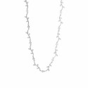 GARGANTILLA LINEARGENT PLATA HOJAS CIRCONITAS - 12968-C