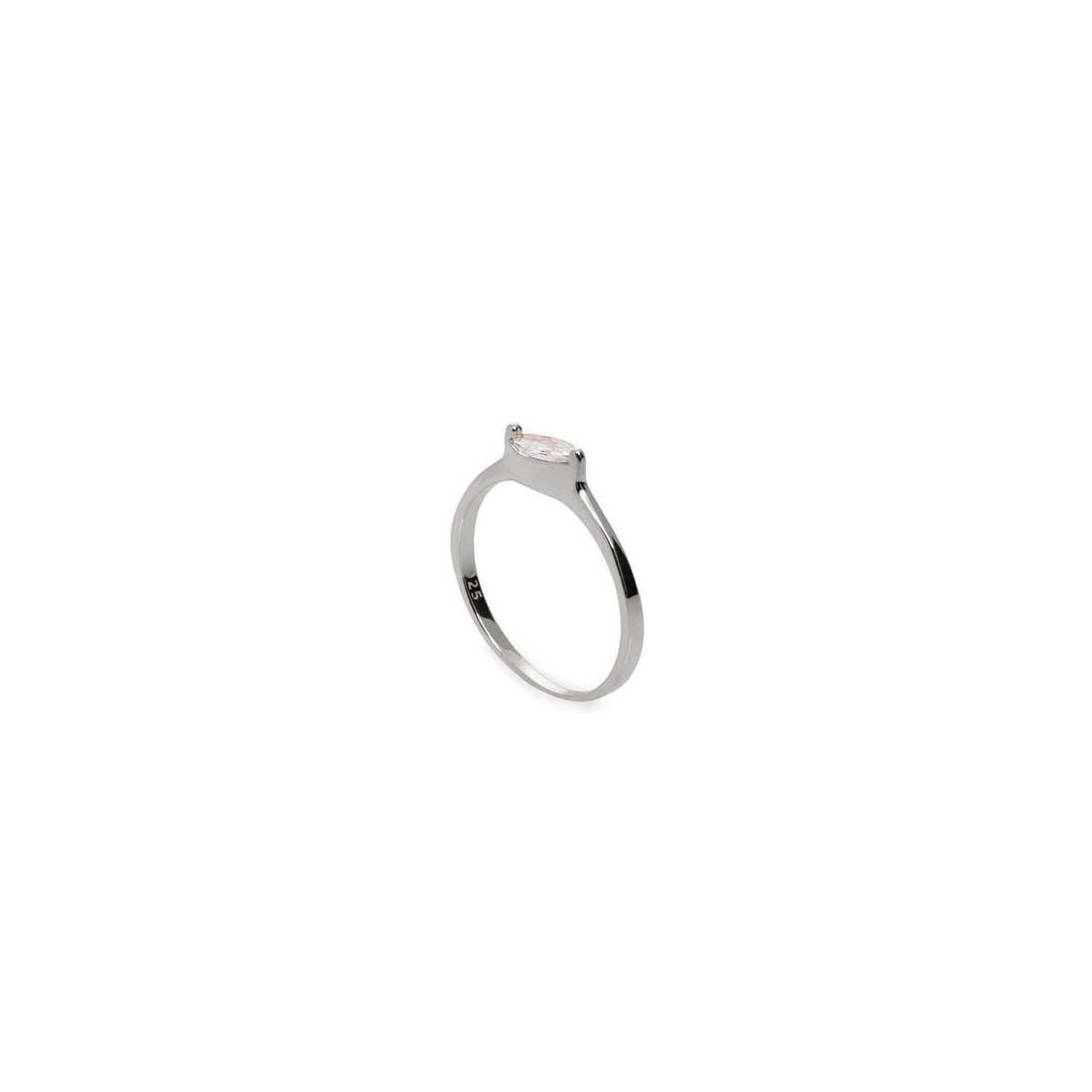 SOLITARIO LINEARGENT PLATA CIRCONITA OVAL - 19079-W-R