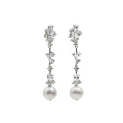 PENDIENTES LINEARGENT PLATA DE NOVIA - 19597-A