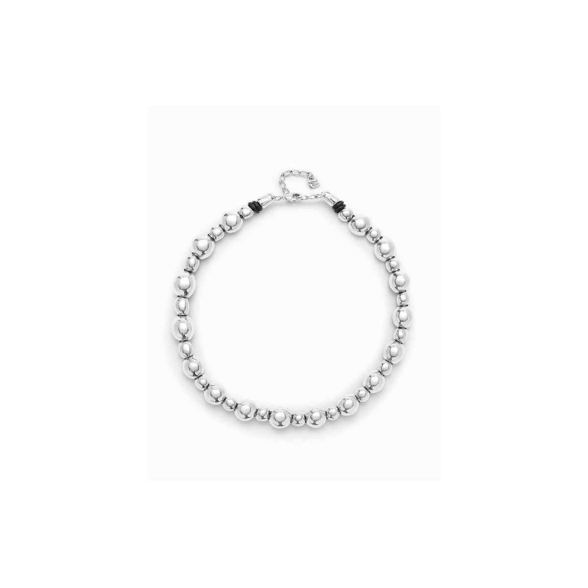 GARGANTILLA UNO DE 50 PLATEADA BOLAS - COL1996MTL0000L