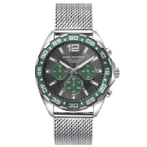 RELOJ MARK MADDOX MULTIFUNCIÓN VERDE - HM0144-15