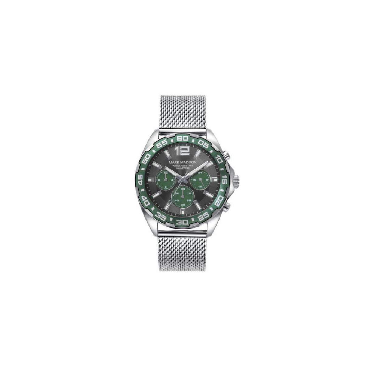 RELOJ MARK MADDOX MULTIFUNCIÓN VERDE - HM0144-15