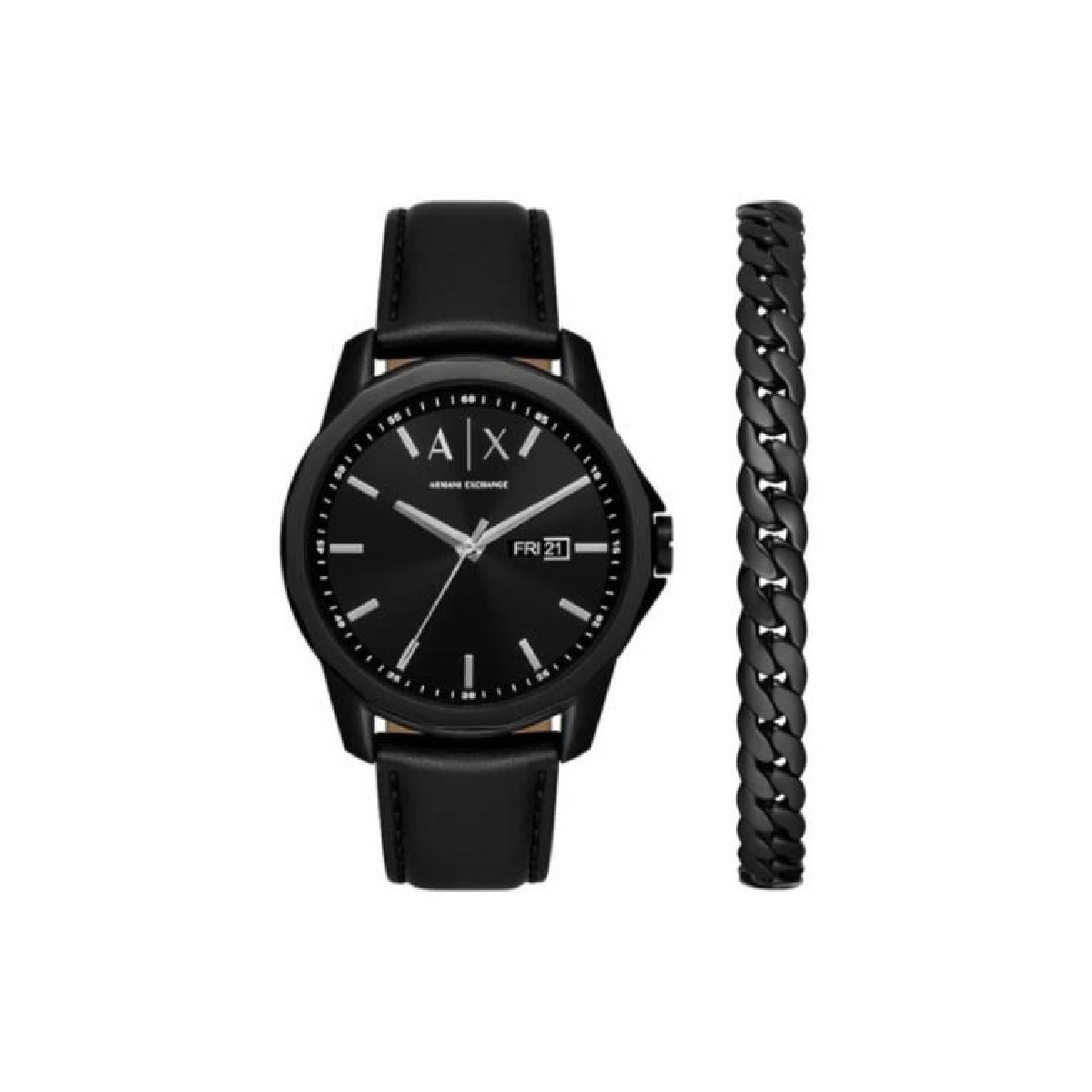 RELOJ ARMANI CLASSIC  BLACK - AX7147SET