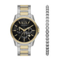 RELOJ ARMANI BICOLOR EXCHANGE BANKS - AX7148SET