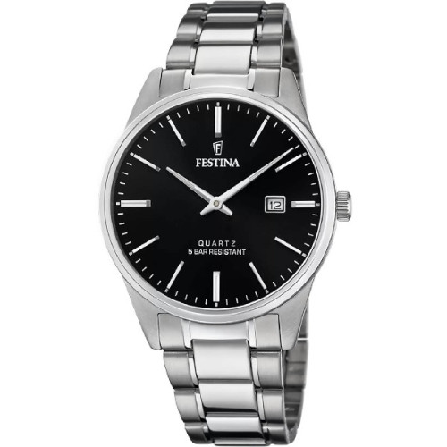 RELOJ FESTINA CLASSIC BLACK AND SILVER - F20511/4