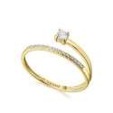 ANILLO LE CARRE CRUZADO ORO - GA196OA.15