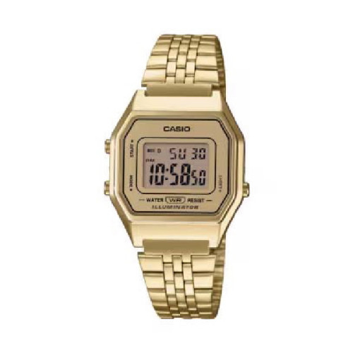 RELOJ CASIO DIGITAL GOLD VINTAGE - LA680WEGA-9ER
