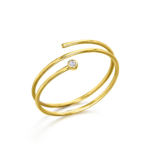 ANILLO LE CARRE ORO CRUZADO - GA131OA.15