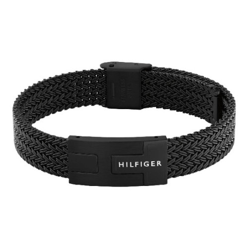 PULSERA TOMMY BLACK ACERO - 2790707
