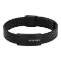 PULSERA TOMMY BLACK ACERO - 2790707