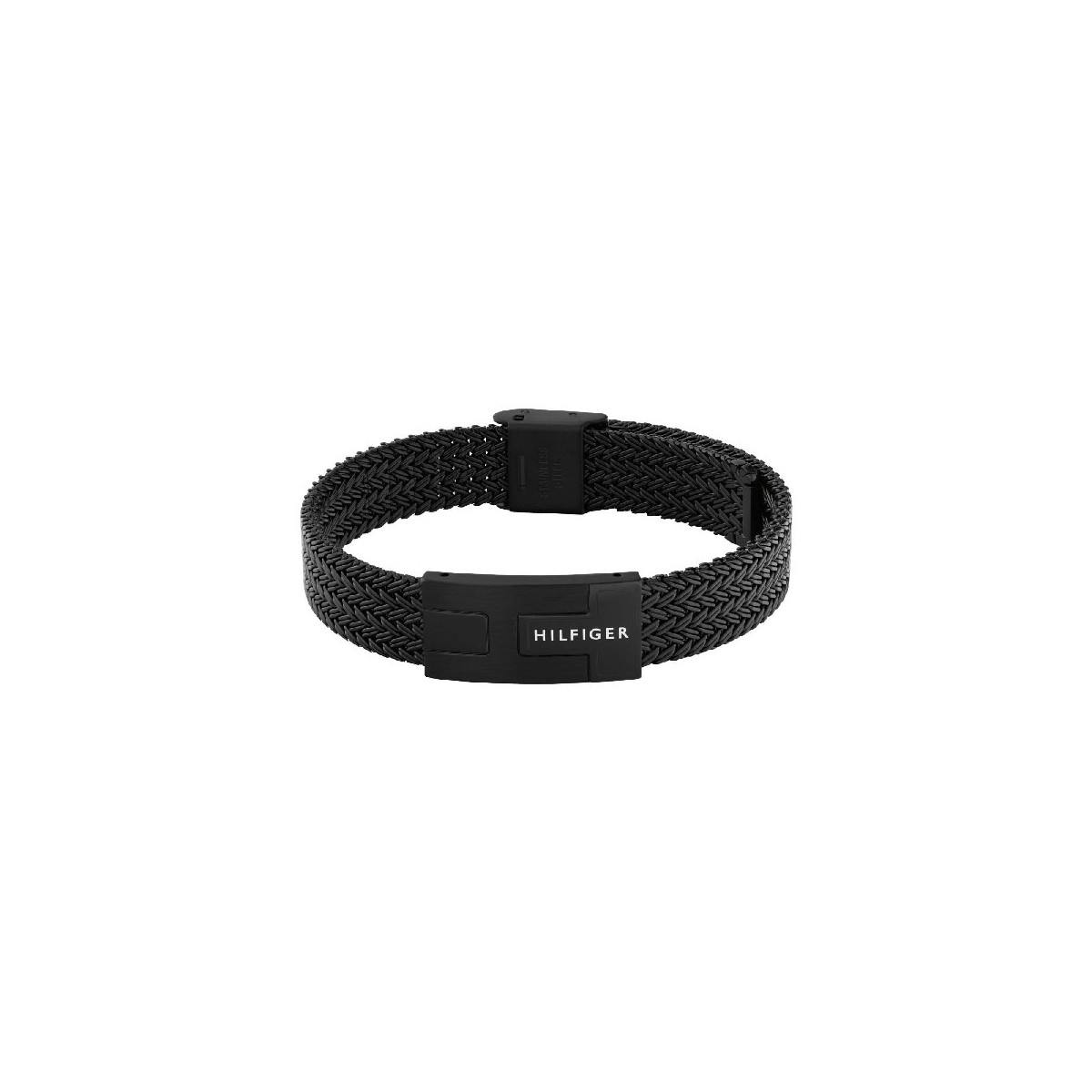 PULSERA TOMMY BLACK ACERO - 2790707