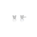 PENDIENTES MAREA KIDS MARIPOSA SILVER PERLA - D03301/BS PENDIENTES MAREA KIDS MARIPOSA SILVER PERLA - D03301/BS