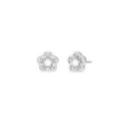 PENDIENTES MAREA KIDS FLOWERS SILVER - D03301/CG