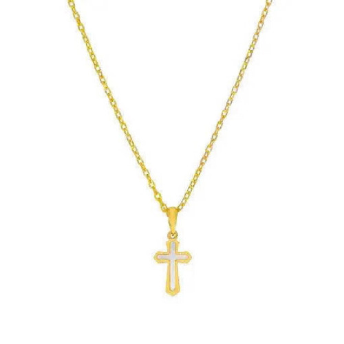 GARGANTILLA MAREA KIDS CRUZ NACARADA GOLD - D03307/BD