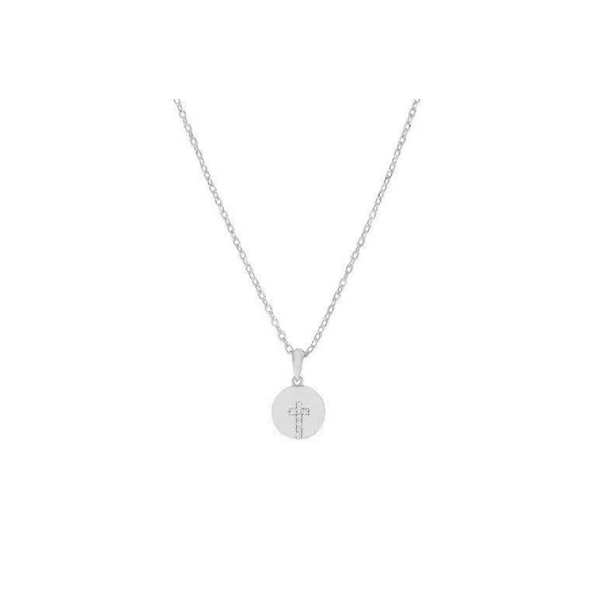 GARGANTILLA MAREA KIDS CRUZ REDONDA SILVER - D03307/BE